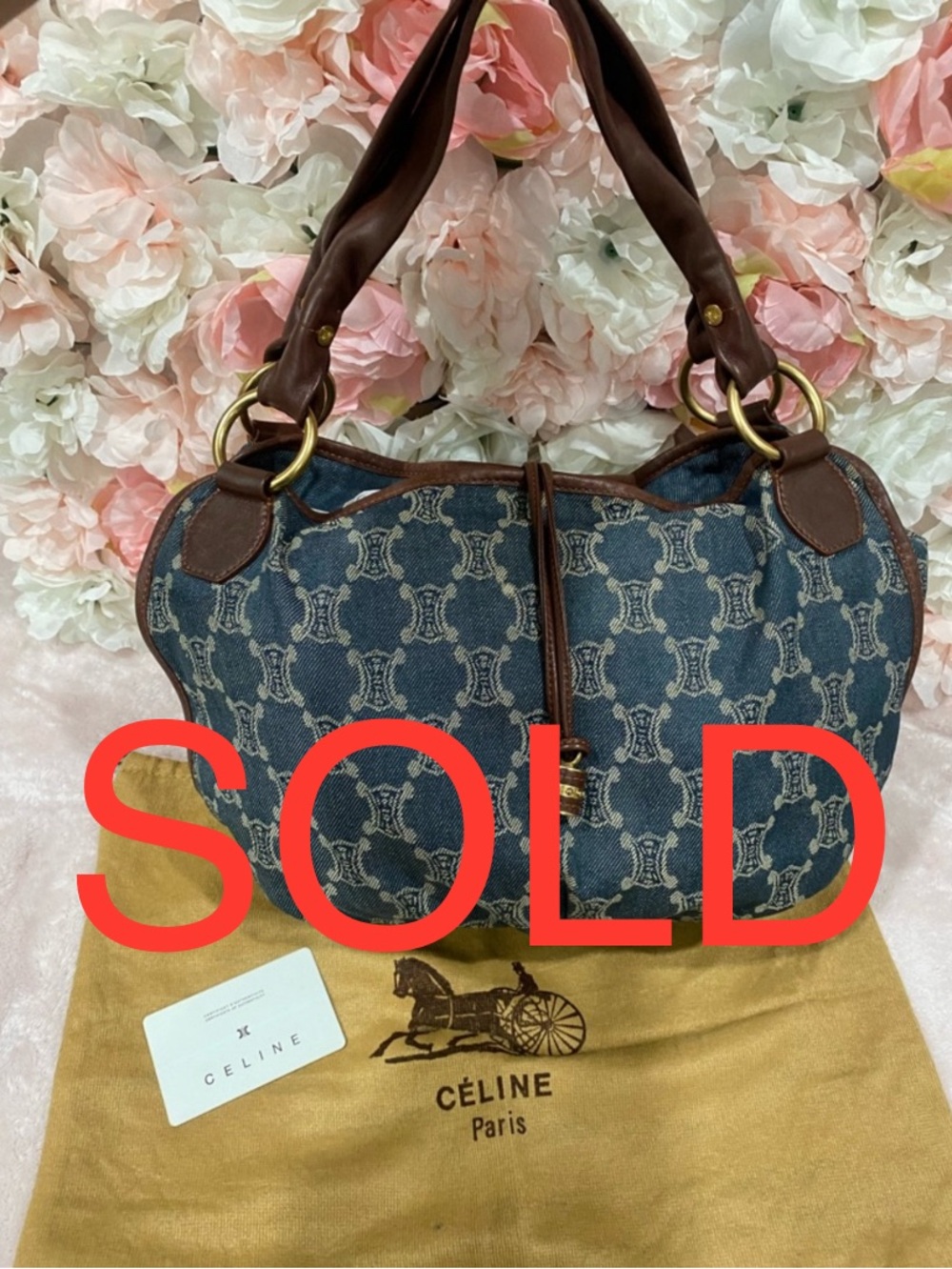 Celine Macadam Denim Bittersweet Bag